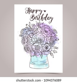 Vector greeting card designe