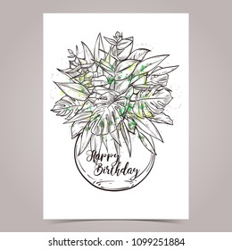 Vector greeting card designe