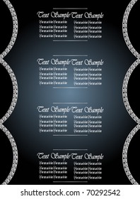 vector greeting card with diamonds