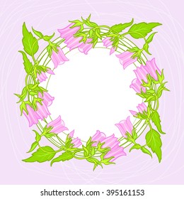 Vector greeting card with flowers for your design
