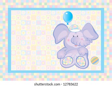 Vector greeting card for kid's design.