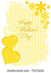 vector greeting card for mother day celebration