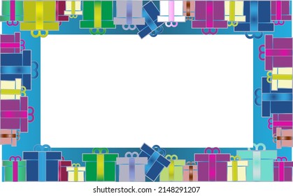 Vector greeting card for the new year, Christmas, birthdays and all other celebrations