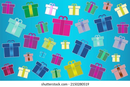 Vector greeting card for the new year, Christmas, birthdays and all other celebrations