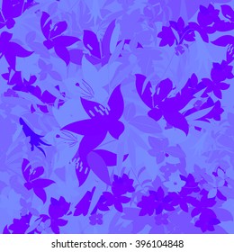 Vector greeting card with pink lily and violet arabis flower arrangement for your celebration