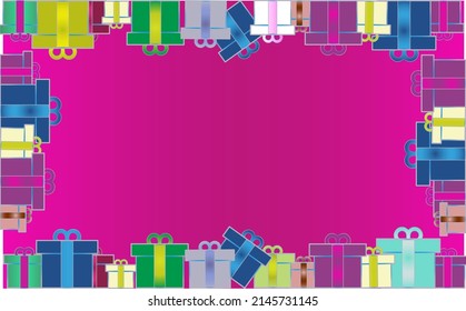 Vector greeting card with space for text, for the new year, Christmas, birthdays and all other celebrations