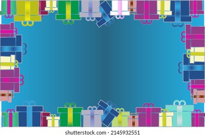 Vector greeting card with space for text, for the new year, Christmas, birthdays and all other celebrations