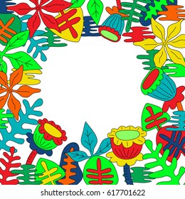 Vector greeting card with space for text. Happy birthday, Mother's Day an so on.