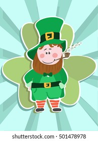 Vector greeting card for St. Patrick's day