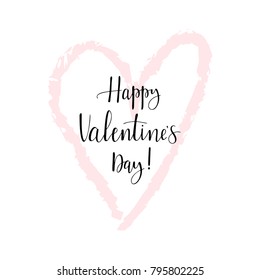 vector greeting card with St. Valentine's Day
