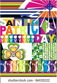 vector greeting card for St.Patrick's day
