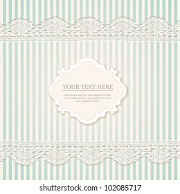 Vector greeting card template