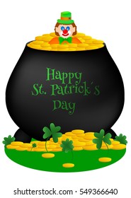 Vector greeting card in theme for St. Patricks day