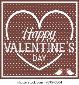 vector greeting card to valentine's day
