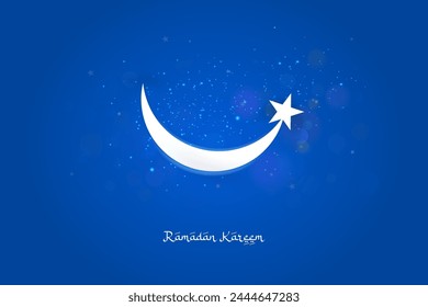 Vector greeting of Eid mubarak or ramadan kareem background.