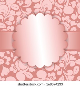 vector greeting or invitations card with a place for text