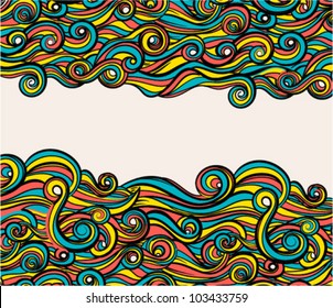 Vector greeting . Space for your text or picture.
