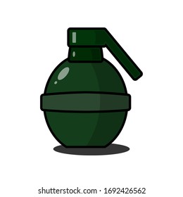 Vector grenade design, Army grenade illustration