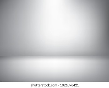 Vector grey abstract background empty room with spotlight effect.Graphic art design.