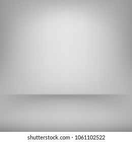 Vector grey abstract background empty room with spotlight effect.Graphic art design.