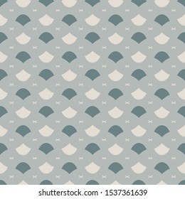 Vector grey abstract geometric seamless pattern. Perfect for fabric, scrapbooking,  and wallpaper projects.