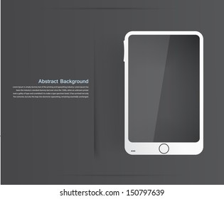 Vector grey background. square