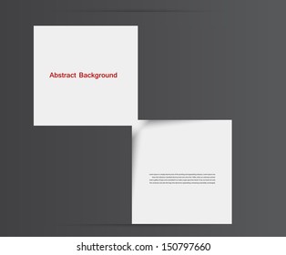 Vector grey background. square