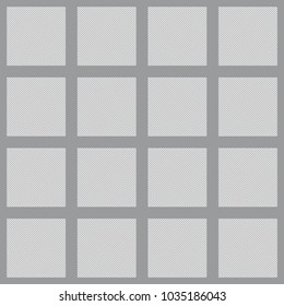 Vector grey background with square grid