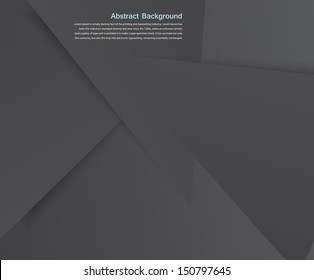 Vector grey background. triangle
