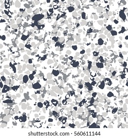 Vector Grey Black Abstract Spots Seamless Pattern Background. natural textured fabric, cards, wedding invitations, wallpaper.