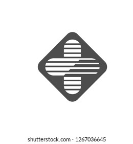 Vector Grey Cross Health Logo 