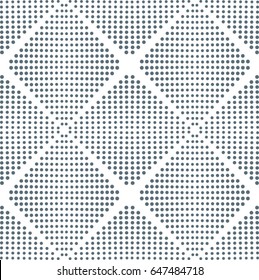 Vector grey dot pattern. Geometric background