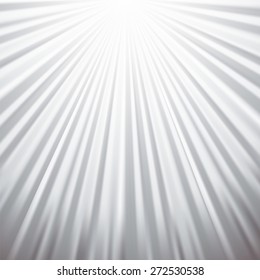 Vector Grey Rays Background. Grey Wave Pattern. Sun Rays
