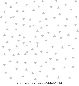 Vector grey triangle pattern. Geometric background