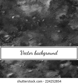 Vector grey watercolor background for your design.