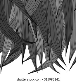 Vector Grey Wave Background. Abstract Brown Wave Pattern