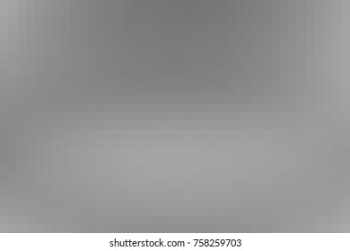 Vector greyscale blurred horizontal cover. Monochrome defocused black and white unfocused tiles banner. Gray scale gradient mosaic background. Grey or silver abstract blurry checked illustration.