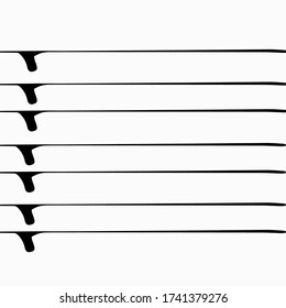 Vector Grid Freehand Texture. Graphic Ink Halftone Design. Underline Wave Pen Banner. Chevron White Backdrop. Repeat Pencil Halftone Frame. Trendy 