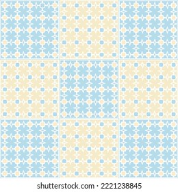 Geometrische Streifen in Vectorgitter, horizontale und vertikale Streifen, quadratische abstrakte Abbildung nahtlose Muster mit weichen Farben, geeignet für den Druck auf der Oberfläche, Textur-Tapete-Umhüllung aus Spinnstoffen 