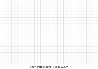 Vector grid pattern and texture background. Graph paper sheet for background. 