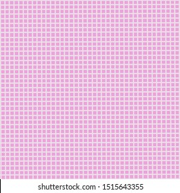 Vector grid square paper graph white thick line full page on pink background