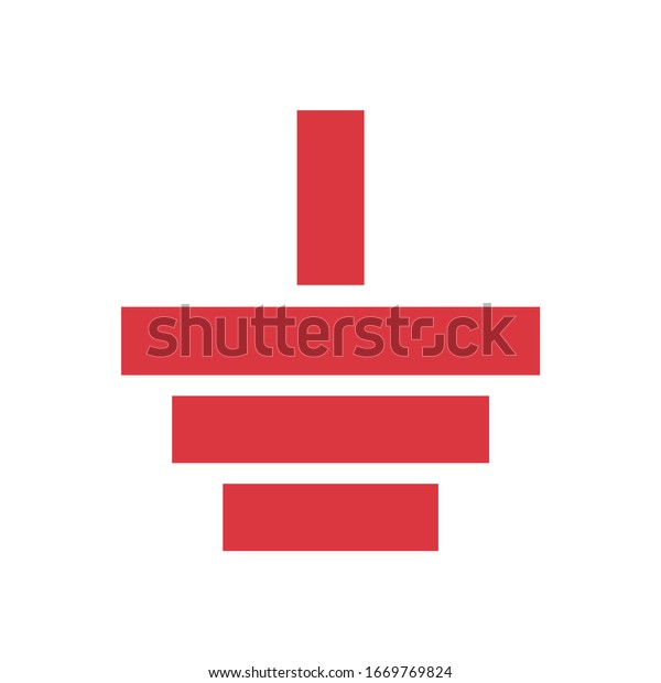 Vector Ground Electricity Iconillustration Grounding Icon Stock Vector ...