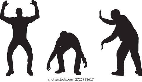 vector, a group of people holding, squeezing, and lifting something imaginary