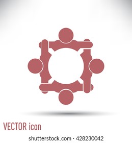 Vector group of people, Team convention 4