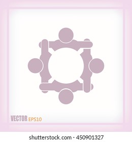 Vector group of people, Team convention 4