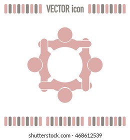 Vector group of people, Team convention 4
