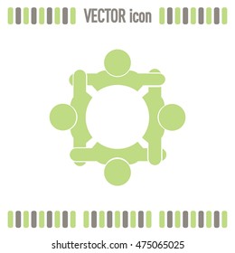 Vector group of people, Team convention 4