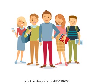 13,912 College students group icon Images, Stock Photos & Vectors ...