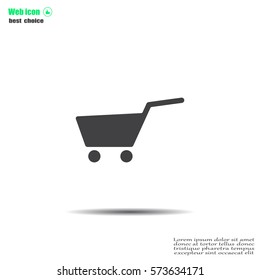 Vector growing graph icon