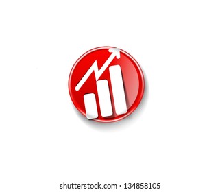 vector growth progress arrow design